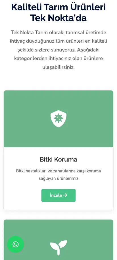 TeknoktaTarım kategori yapısı